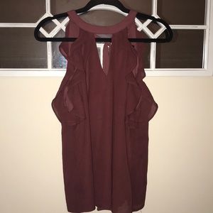 Maroon tank top